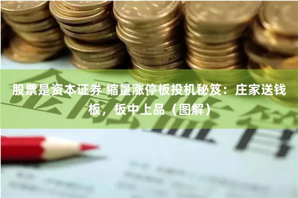 股票是资本证券 缩量涨停板投机秘笈：庄家送钱板，板中上品（图解）